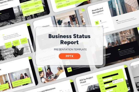 Business Status Report PPT Templates: Professional Presentation Design