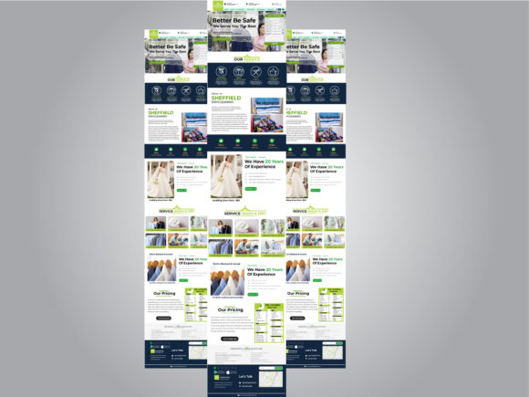 Drycleaning Landing Page Templates: Your First Impression, Perfected