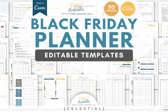 Master Your Holiday Sales with Black Friday Planner Canva Templates