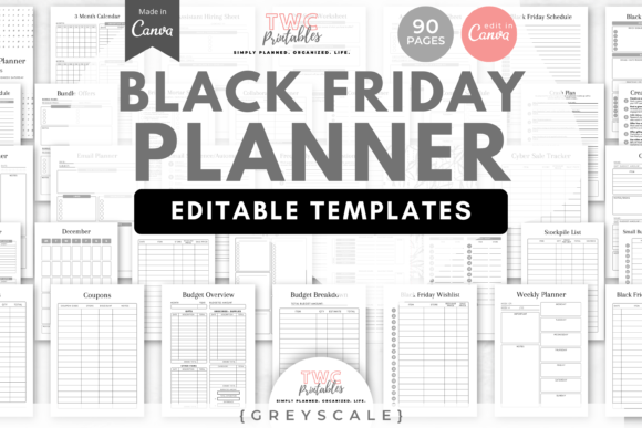 Master Your Sales Strategy with Black Friday Planner Canva Templates 4