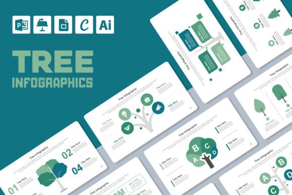 Mastering Visual Hierarchy with Tree Infographic Templates