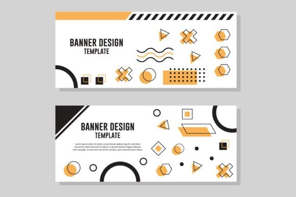 Modernize Your Visuals with Abstract Geometric Banners