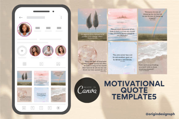 Revitalize Your Feed with Canva Templates Motivational Quote5