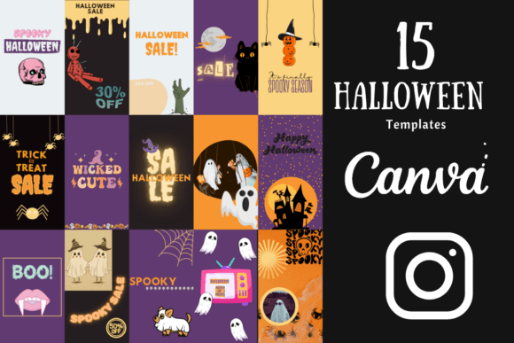 Spooky Season Content: Halloween Instagram Story Templates