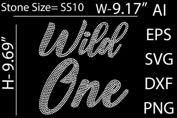 Unleash Your Wild Side with Wild One Rhinestone Templates