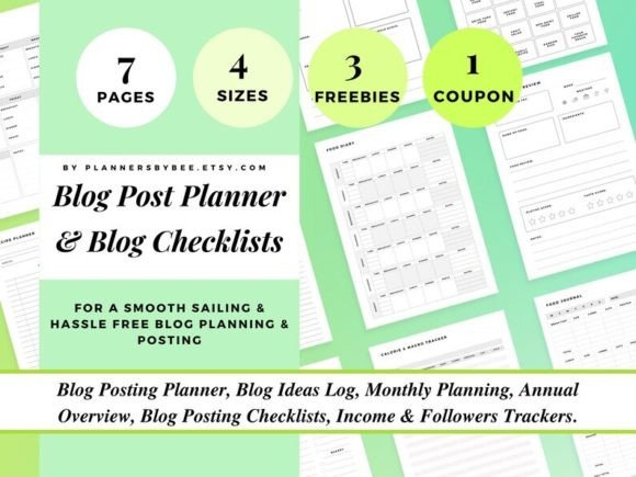 Your Ultimate Blog Planner Templates Editable for Blogger Success